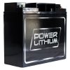 Power Lithium LFOP12.8V 20AH Lithium deep cycle Battery front and side
