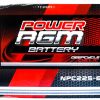 Power AGM NPC225-6 volt AGM deep cycle Battery