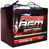 Power AGM NPC85-12 AGM Battery front and side