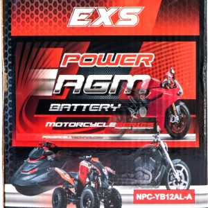 Power AGM NPC-YB12AL-A Motorcycle Battery retail