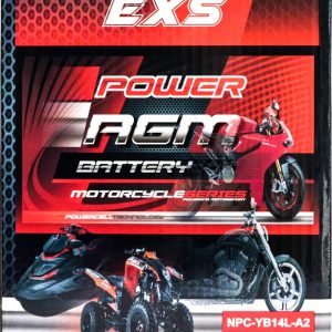 Power AGM NPC-YB14L-A2 Motorcycle Battery retail