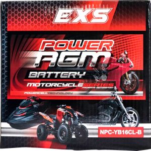 Power AGM NPC-YB16CL-B Motorcycle Battery retail