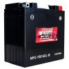 Power AGM NPC-YB16CL-B Motorcycle Battery front and side
