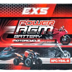 Power AGM NPC-YB4L-B Motorcycle Battery retail