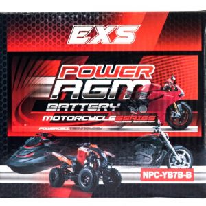 Power AGM NPC-YB7B-B Motorcycle Battery retail