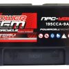 Power AGM NPC-YB9-B Motorcycle Battery top
