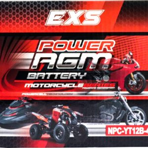 Power AGM NPC-YT12B-4 Motorcycle Battery retail