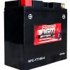 Power AGM NPC-YT14B-4 Motorcycle Battery front and side