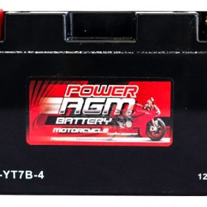 Power AGM NPC-YT7B-4 Motorcycle Battery front