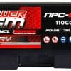 Power AGM NPC-YT7B-4 Motorcycle Battery top