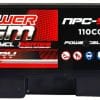 Power AGM NPC-YT7B-4 Motorcycle Battery top