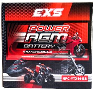 Power AGM NPC-YTX14-BS Motorcycle Battery retail