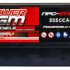 Power AGM NPC-YTX15L-BS Motorcycle Battery top