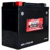 Power AGM NPC-YTX20-BS Motorcycle Battery front and side