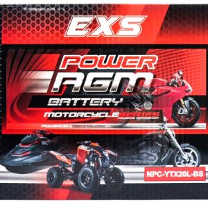 Power AGM NPC-YTX20L-BS Motorcycle Battery retail