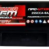 Power AGM NPC-YTX9-BS Motorcycle Battery top