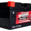 Power AGM NPC-YTZ10S Motorcycle Battery front and side