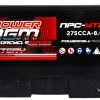 Power AGM NPC-YTZ10S Motorcycle Battery top