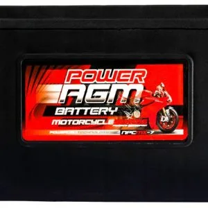 Power AGM NPC MX-7 Motorcycle Battery