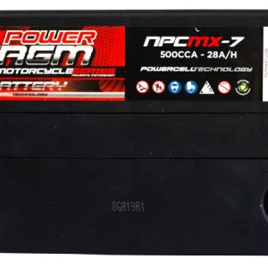 Power AGM NPC MX-7 Motorcycle Battery