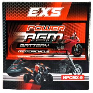 Power AGM NPC MX-9 Motorcycle Battery