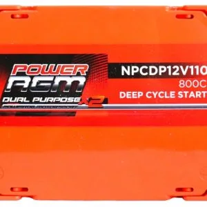 Power AGM NPCDP12V110AH Dual Purpose Battery